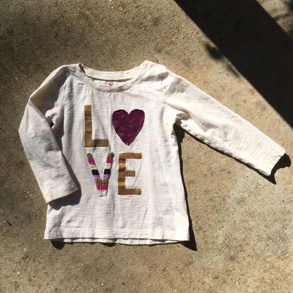 Pink Chicken “LOVE” Long Sleeve Tee (5Y)
